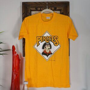 Vintage Pittsburgh pirates graphic single stitch tee team shirt